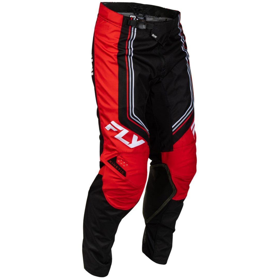 Crosbukser Kinetic DBK Sort Rød Hvid FLY RACING 28 – billede 4