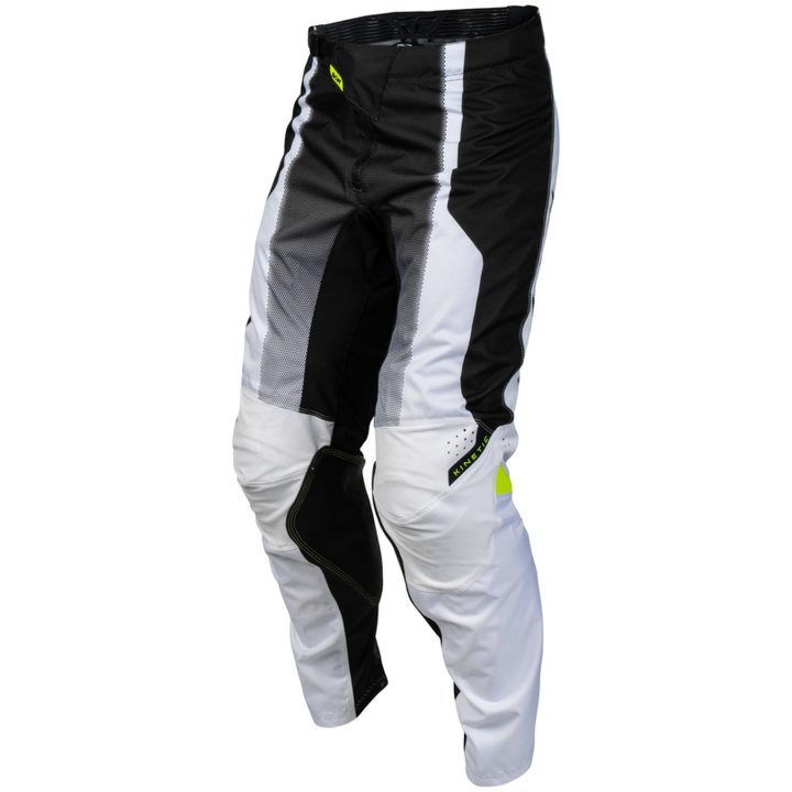 Crosbukser Kinetic Fade Hvid Sort Gul FLY RACING 30 – billede 2