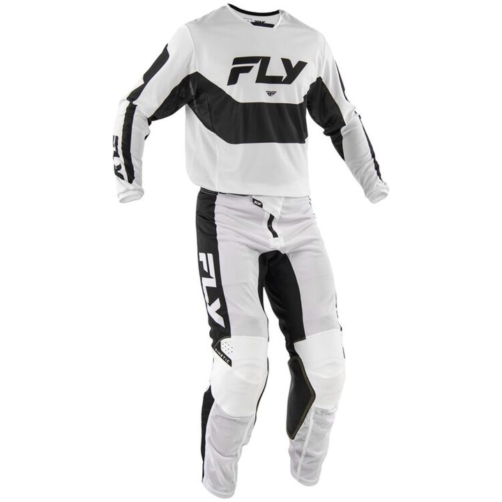 Crosbukser Kinetic Mesh Hvid Sort FLY RACING 36 – billede 3