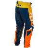 Crosbukser Kinetic Youth Marineblå/Orange FLY RACING 22 – miniature 4