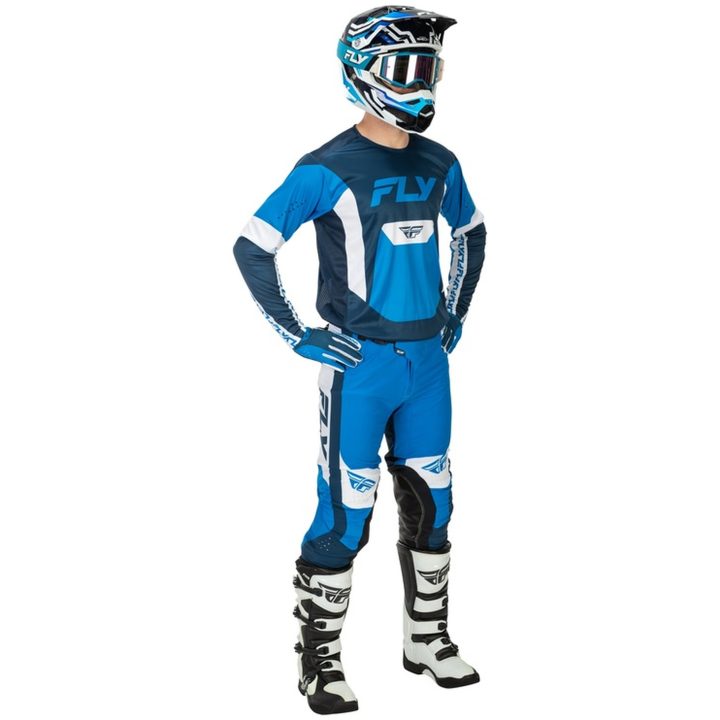 Crosbukser Lite Blå/Hvid FLY RACING 30 – billede 6