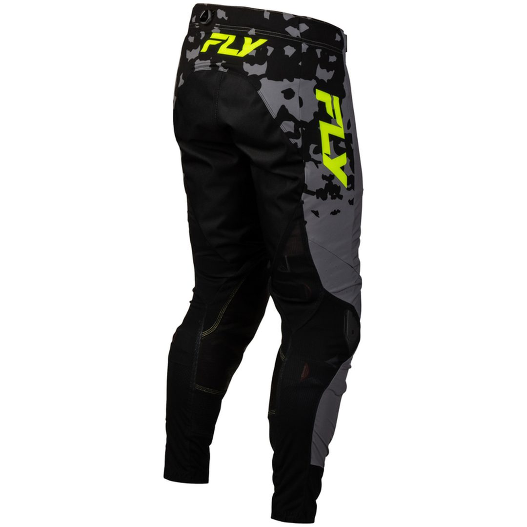 Crosbukser Lite Flake BOA Sort Grå Gul FLY RACING 30 – billede 4