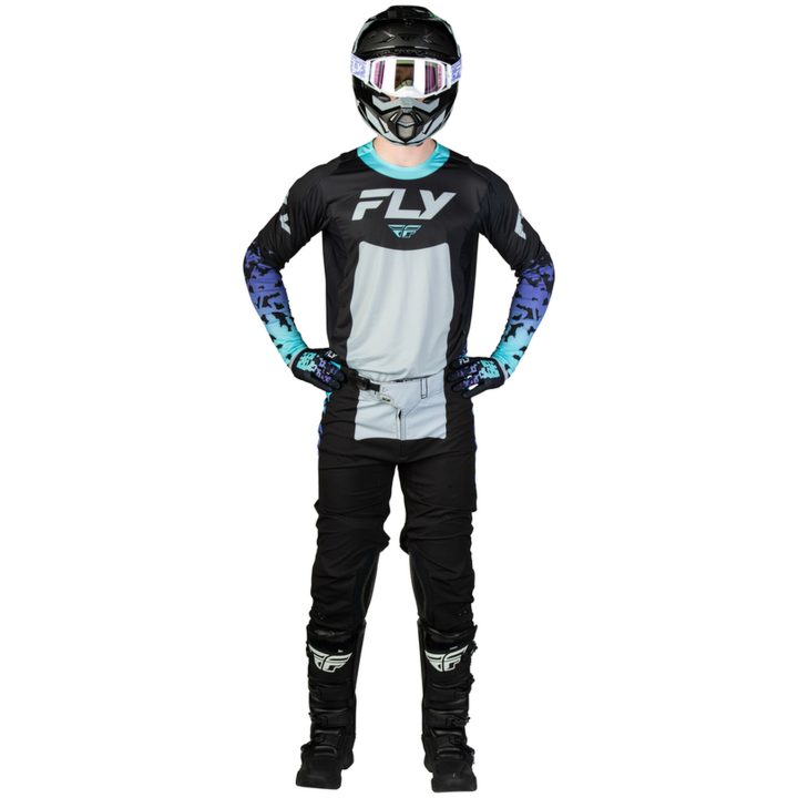 Crosbukser Lite Flake Sort FLY RACING 38 – billede 6
