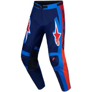 Crosbukser Racer Hunt Blå Rød Alpinestars