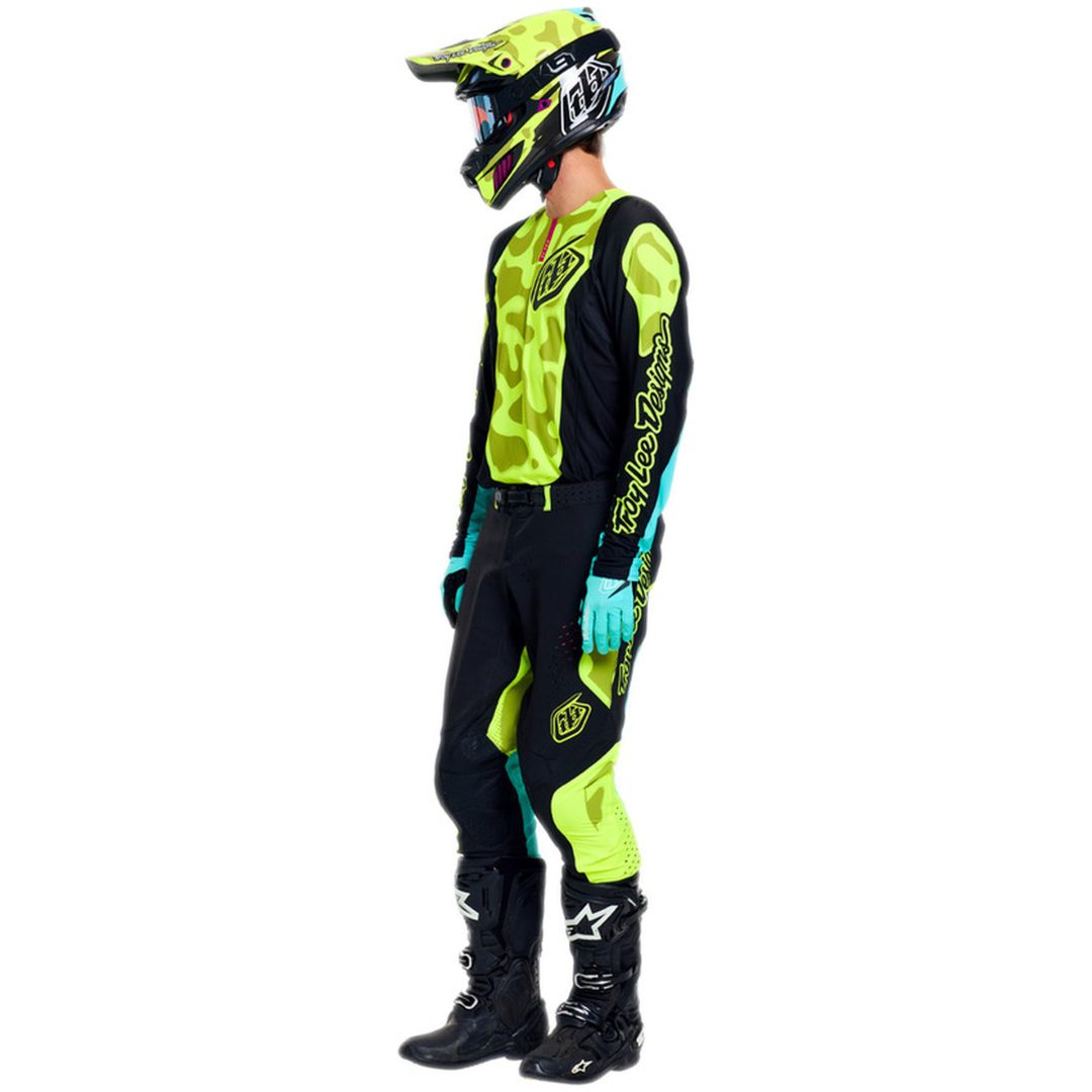 Crosbukser SE Pro Myth Sort Neongul TROY LEE DESIGNS 28 – billede 4