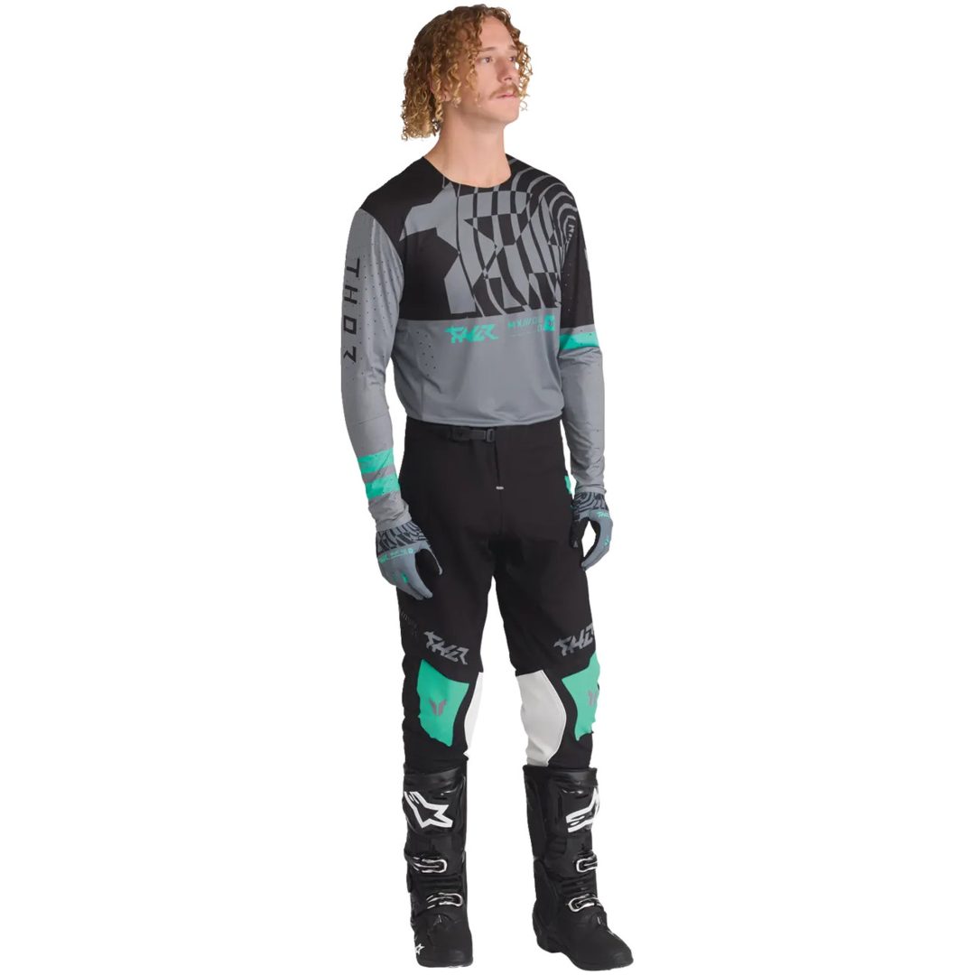 Crosbukser Sportmode Mind Control Aqua Sort Grå THOR 28 – billede 3