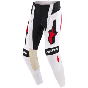 Crosbukser Techstar Knif Sort Rød Hvid ALPINESTARS(MX)
