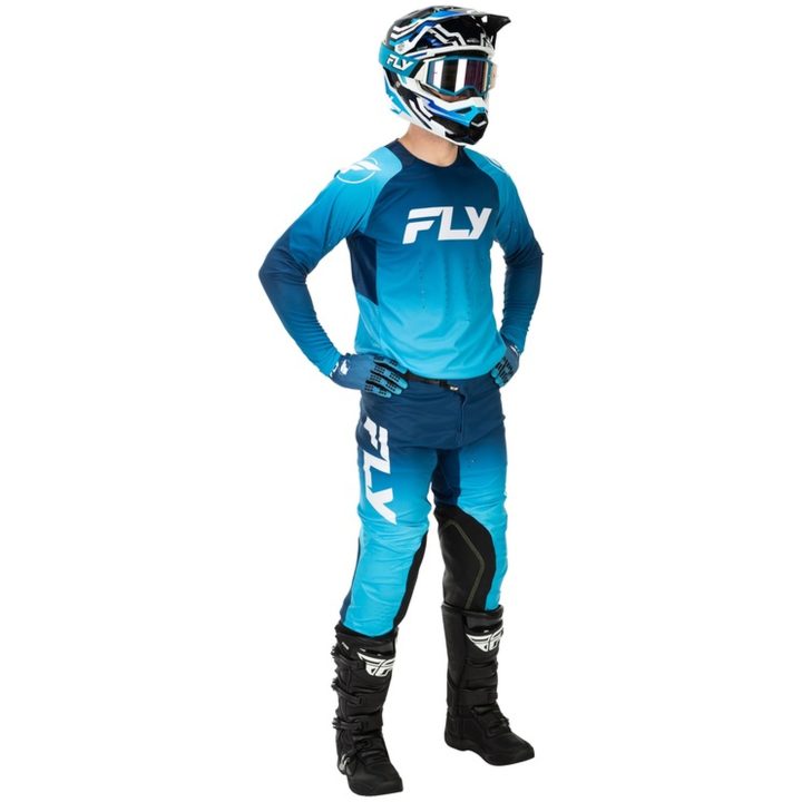 Crosbyxor Evolution DST Blå/Hvid FLY RACING 34 – billede 6