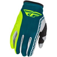Croschandsker Lite Grå/Lime/Turkis FLY RACING