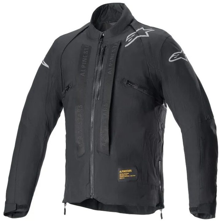 Crosjakke Techdura Sort Sølv Alpinestars Medium – billede 6