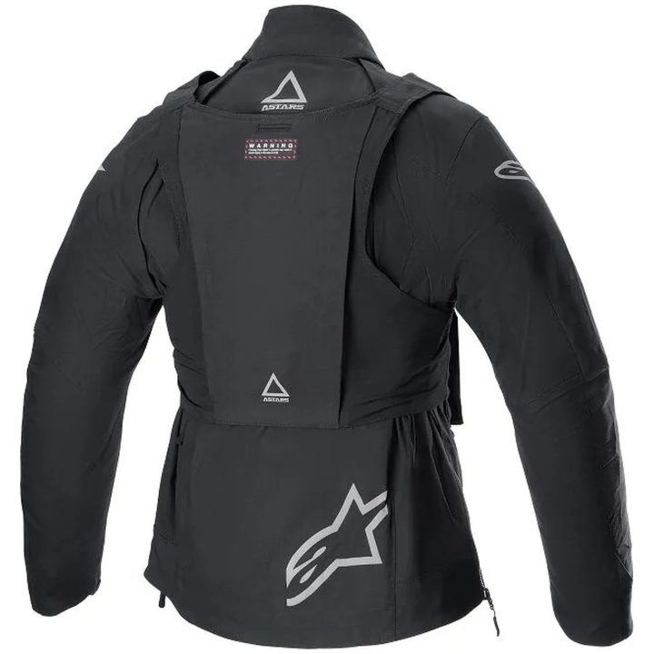 Crosjakke Techdura Sort Sølv Alpinestars Medium – billede 3