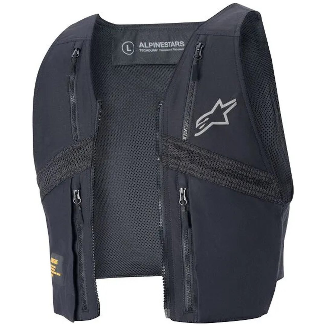 Crosjakke Techdura Sort Sølv ALPINESTARS(MX) Medium – billede 5