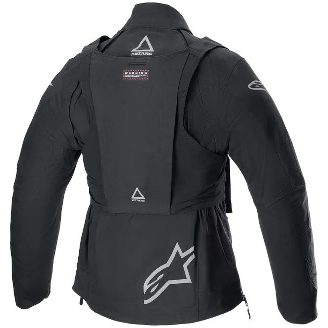 Crosjakke Techdura Sort Sølv ALPINESTARS(MX) Medium – billede 3