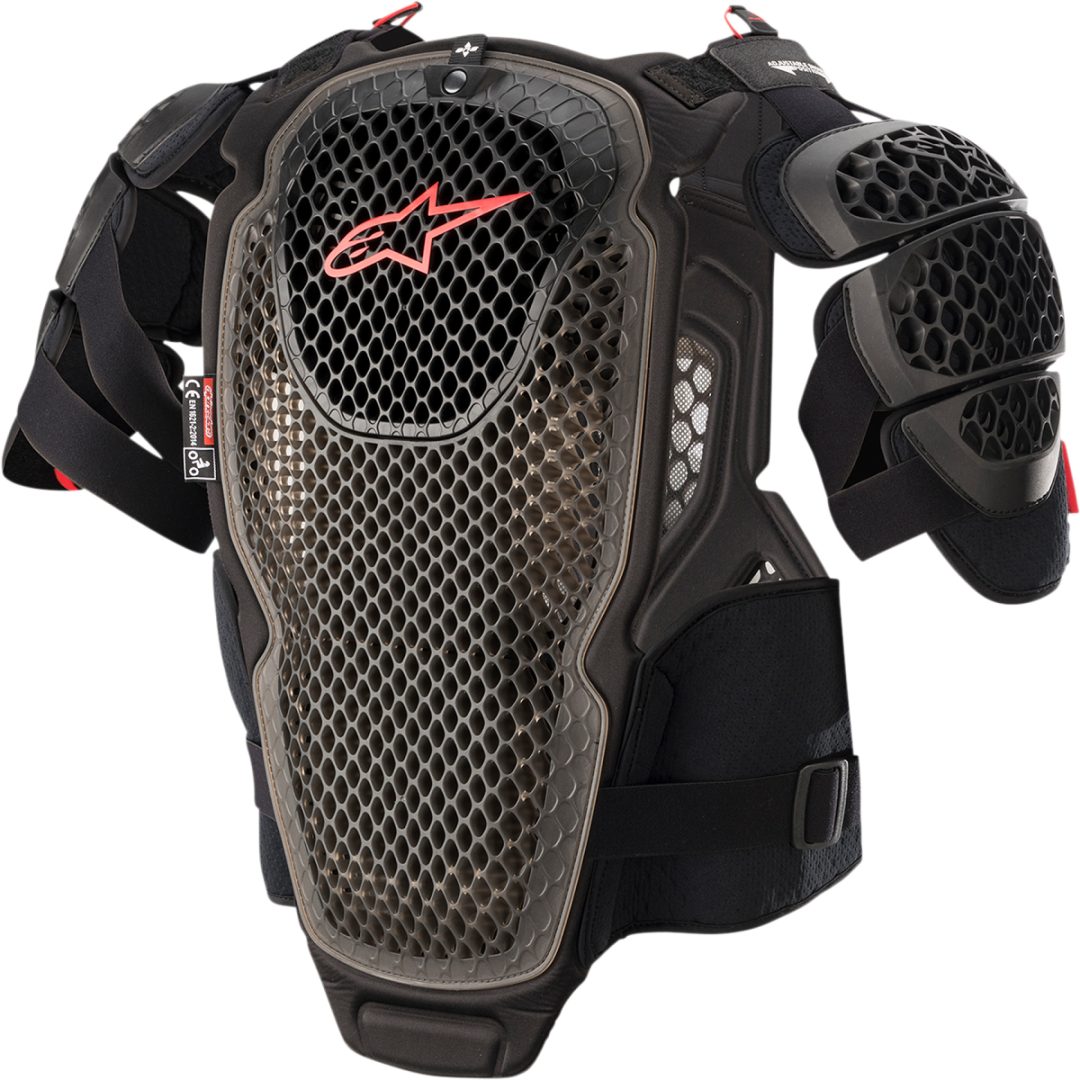 Cross Brystbeskyttelse A-6 Sort/Grå/Rød/Antracit ALPINESTARS XS/Small – billede 3