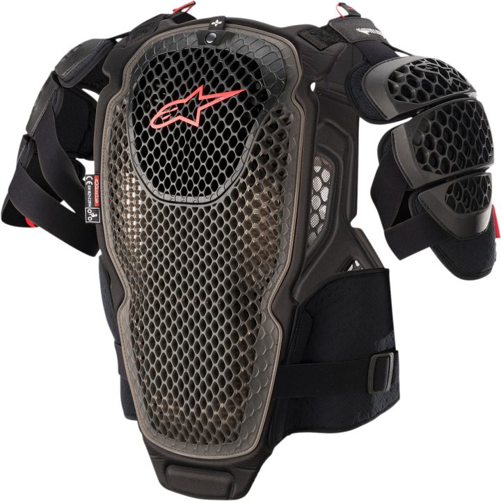 Cross Brystbeskyttelse A-6 Sort/Grå/Rød/Antracit ALPINESTARS XS/Small – billede 3