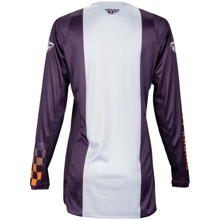 Cross Jersey Dame Lite Dyblilla/hvid/neonkoral FLY RACING M – billede 2