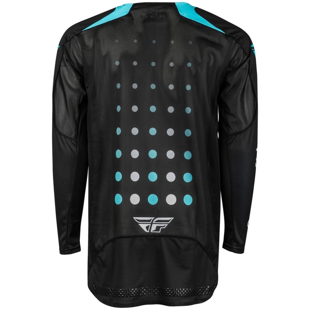 Cross Jersey Evolution Dst Strobe Sort/Elektrisk Blå FLY RACING M – billede 3