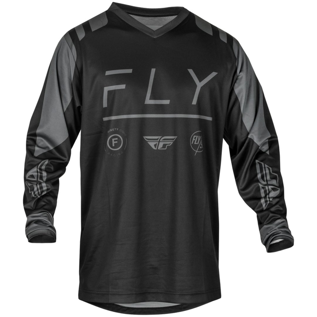 Cross Jersey F-16 Sort/Koksgrå FLY RACING s
