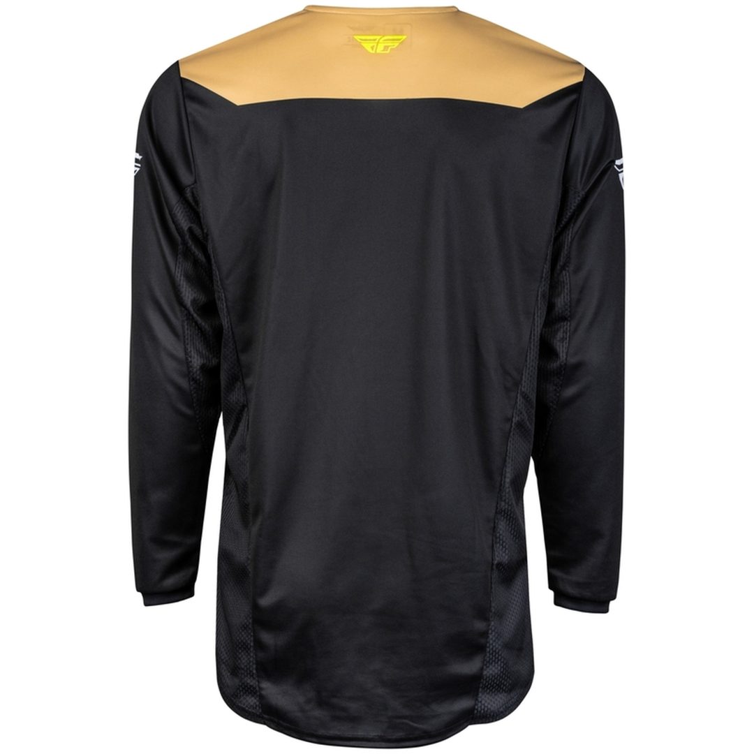 Cross Jersey Kinetic Reload Khaki/sort/hi-vis FLY RACING Small – billede 3