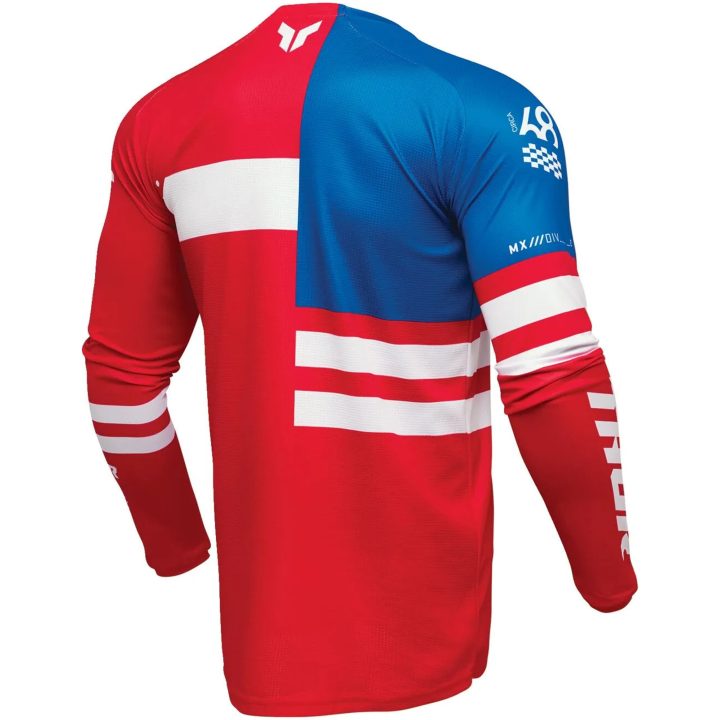 Cross Jersey Launchmode Patriot Blå THOR Small – billede 3