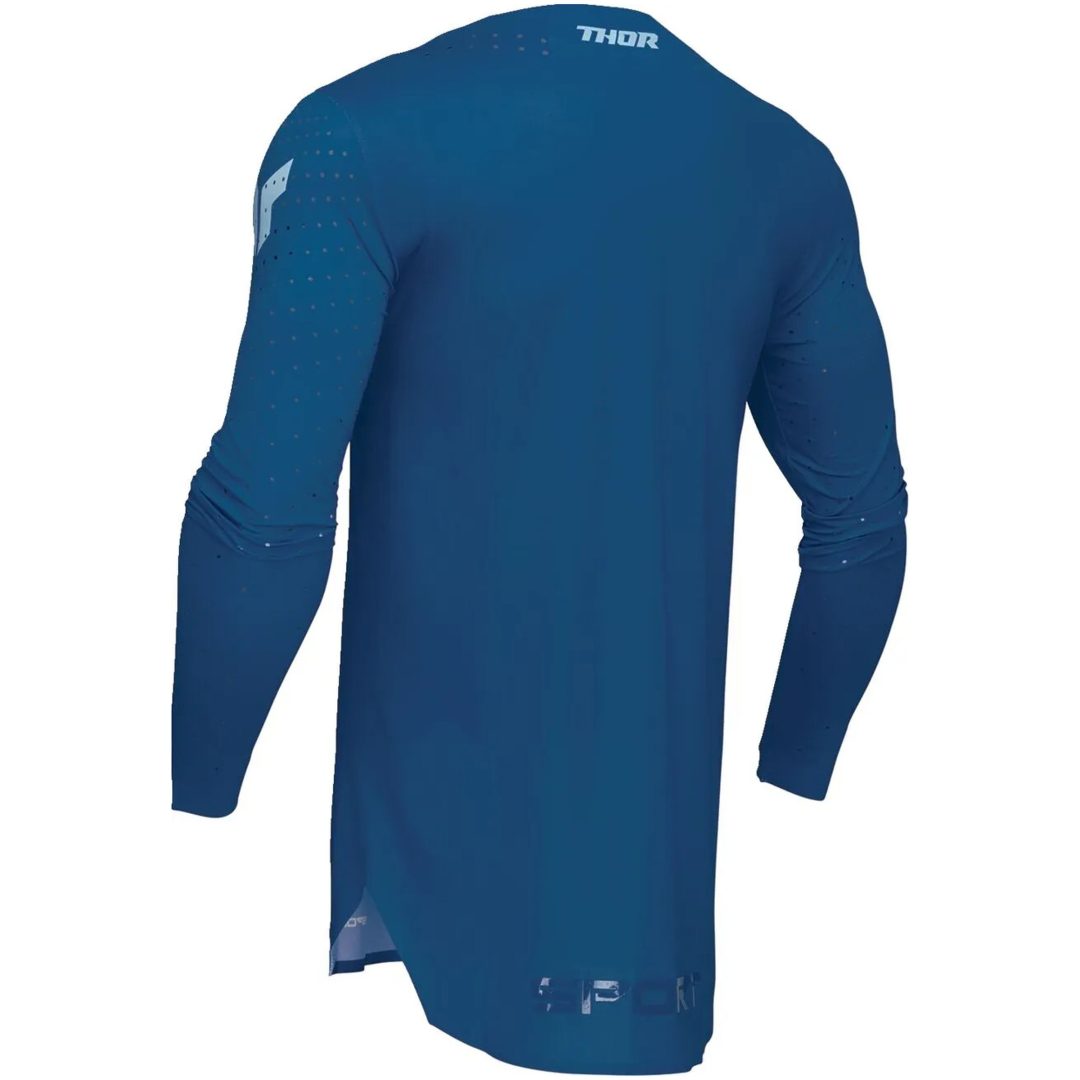 Cross Jersey Sportmode Brave Blå/gul THOR Medium – billede 3