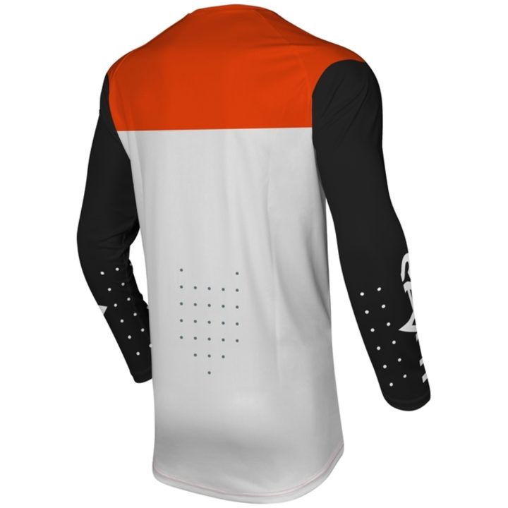 Cross Jersey Vox Aperture Hvid/orange SEVEN MX Large – billede 2