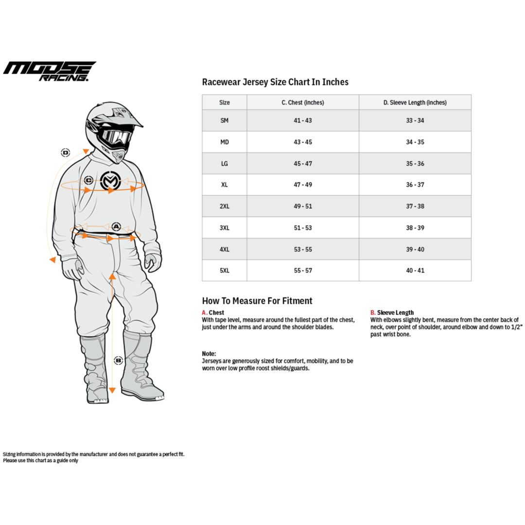 Cross Trøje Agroid Sort MOOSE RACING Small – billede 2