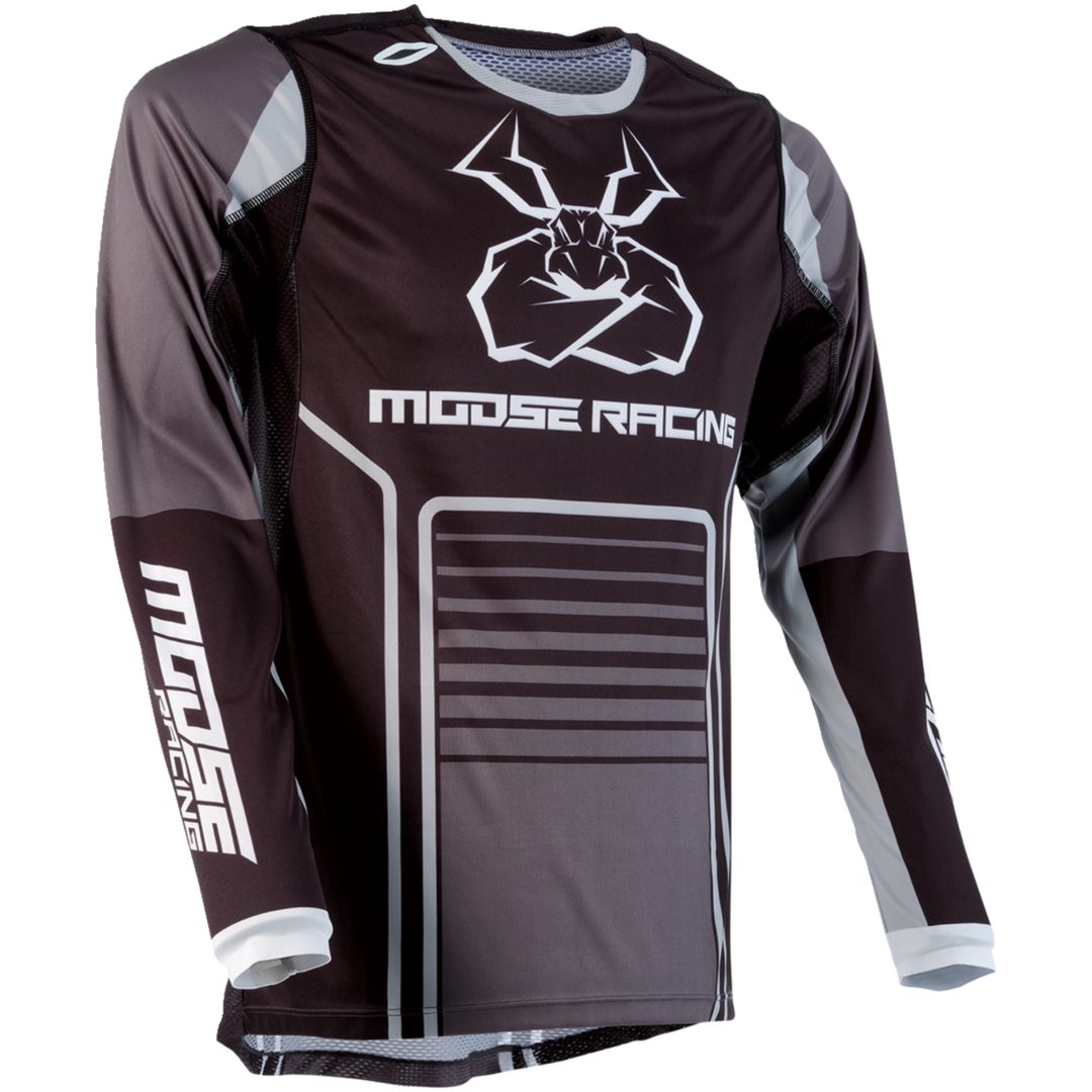 Cross Trøje Agroid Sort MOOSE RACING Small