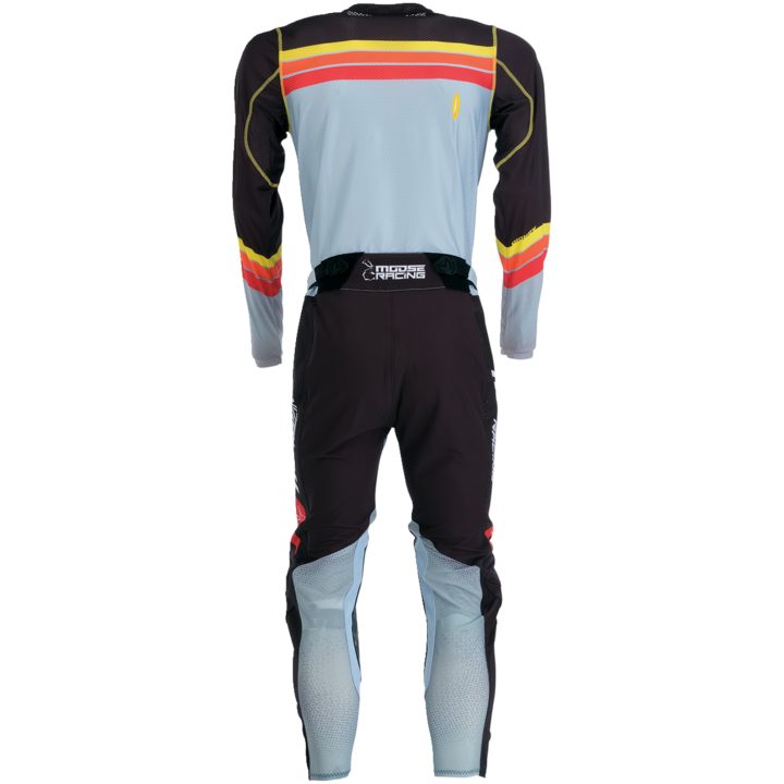 Cross Trøje Agroid Sort/Grå MOOSE RACING Medium – billede 3
