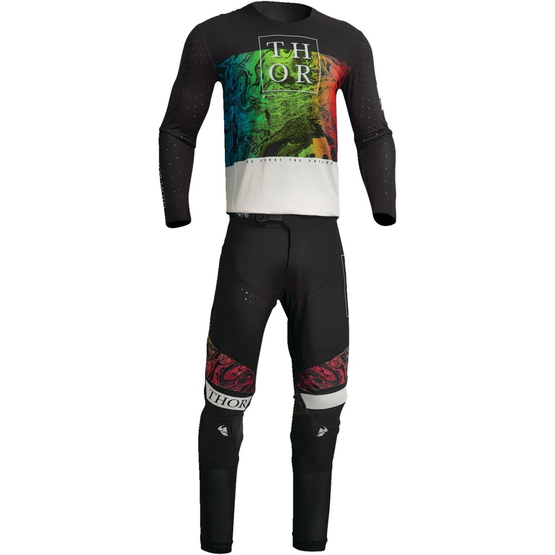 Cross Trøje Prime Melter Sort/Hvid THOR Large – billede 3