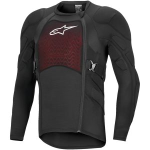 Crossbeskyttelsesjakke Long-Sleeve Bionic Plasma LT Sort/Hvid ALPINESTARS