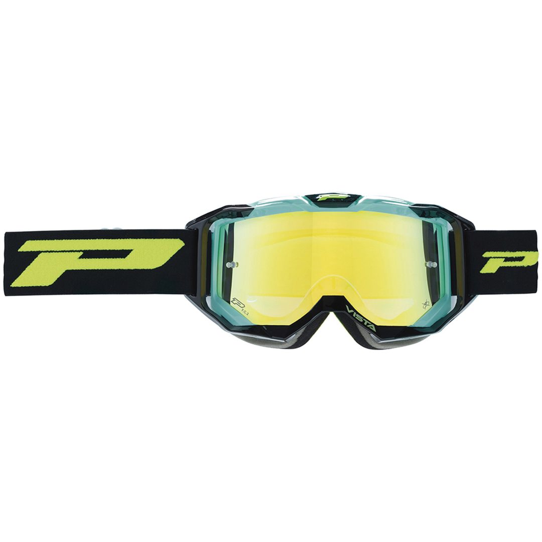 Crossbriller 3303 Vista Neon Sort Lime Guld Progrip