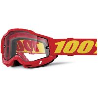 Crossbriller Accuri 2 Enduro Rød Gul Klar 100%