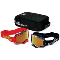 Crossbriller Armega Racer Pro Pack Sort Rød 100%