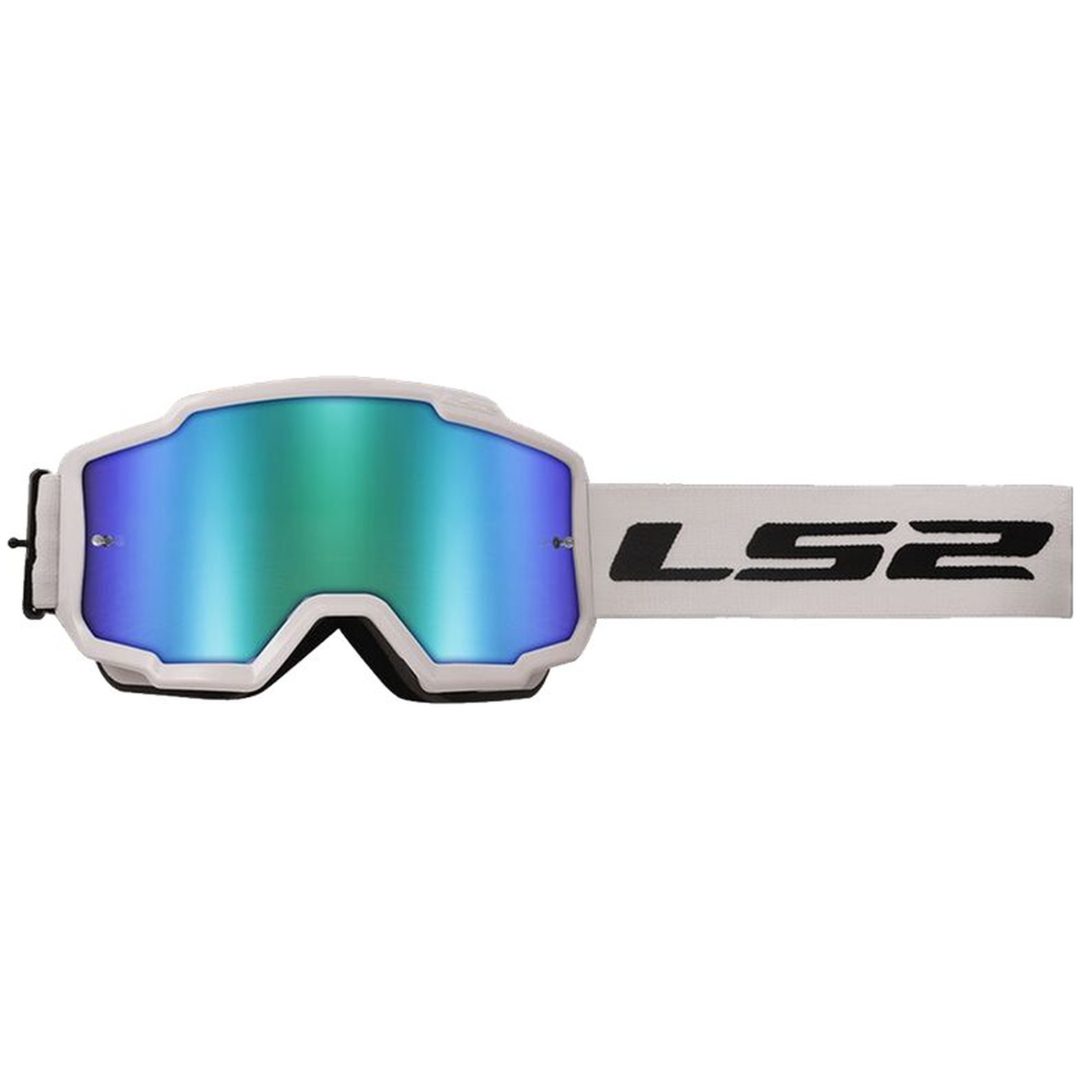 Crossbriller Iridium Hvid LS2