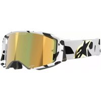 Crossbriller Supertech Corp Abs Vision Sort/guld/hvid ALPINESTARS