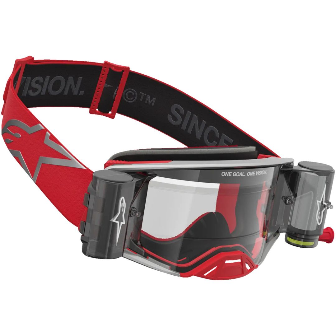 Crossbriller Supertech Firma Roll-Off Rød Sølv Alpinestars – billede 7