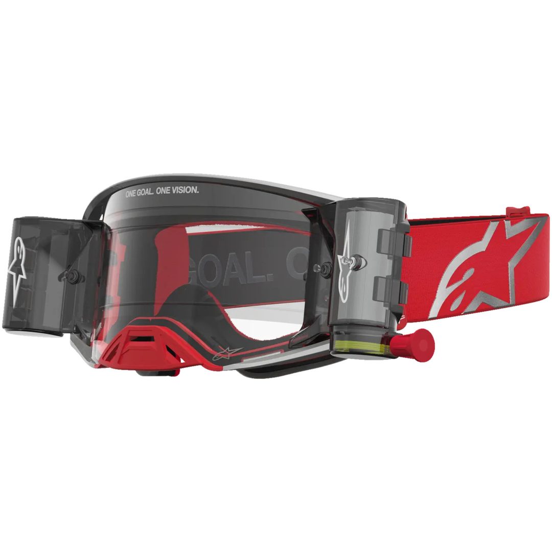 Crossbriller Supertech Firma Roll-Off Rød Sølv Alpinestars