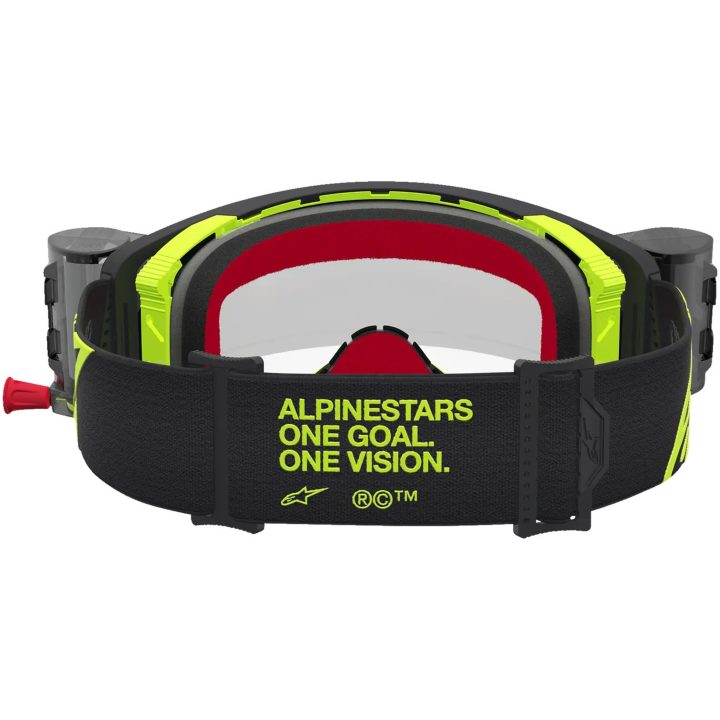 Crossbriller Supertech Firma Roll-Off Sort Neongul Alpinestars Voksen – billede 2
