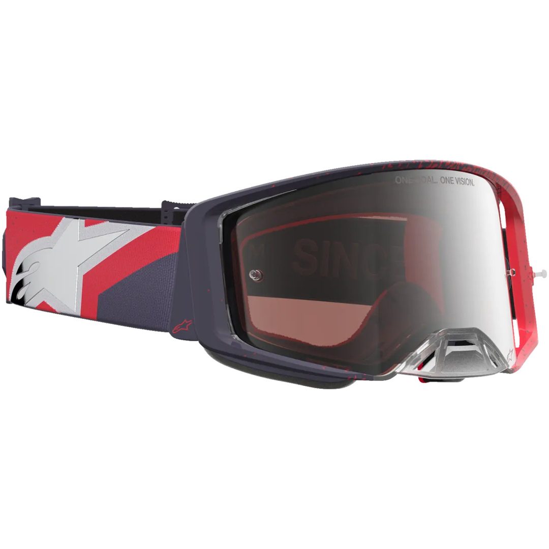 Crossbriller Supertech Hiten Sort Rød Alpinestars – billede 4