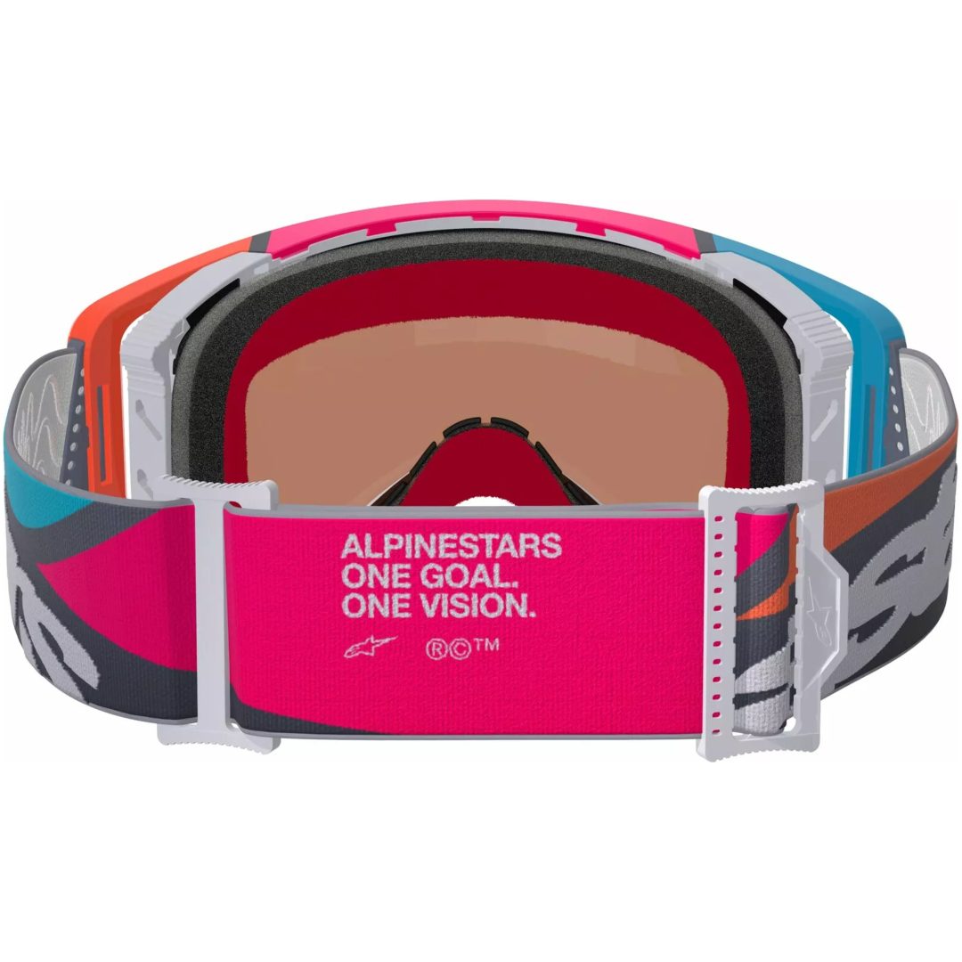 Crossbriller Supertech Stream Grå/orange/pink/turkis/hvid ALPINESTARS En størrelse – billede 4