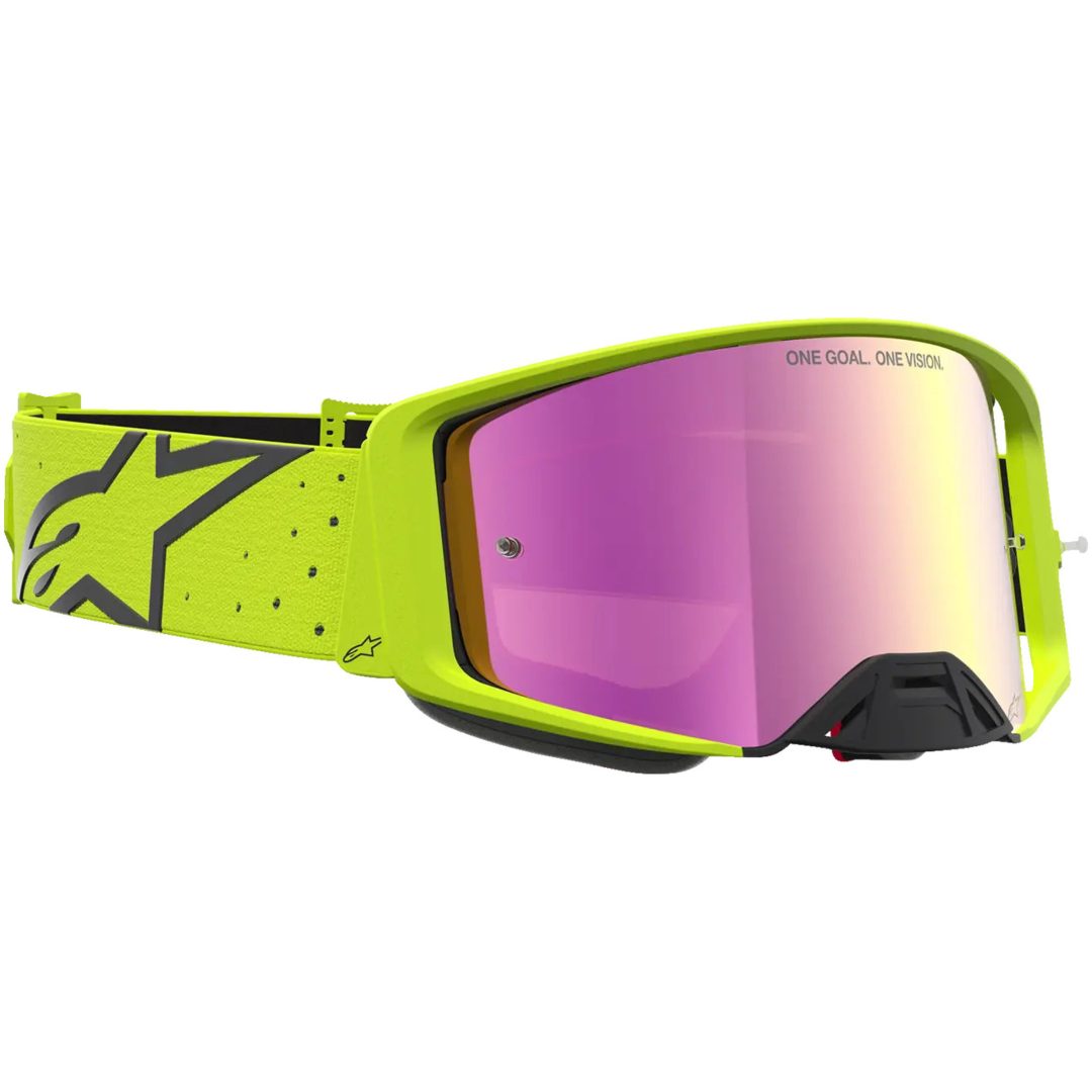 Crossbriller Supertech Vesta Sort Neongul Alpinestars – billede 3