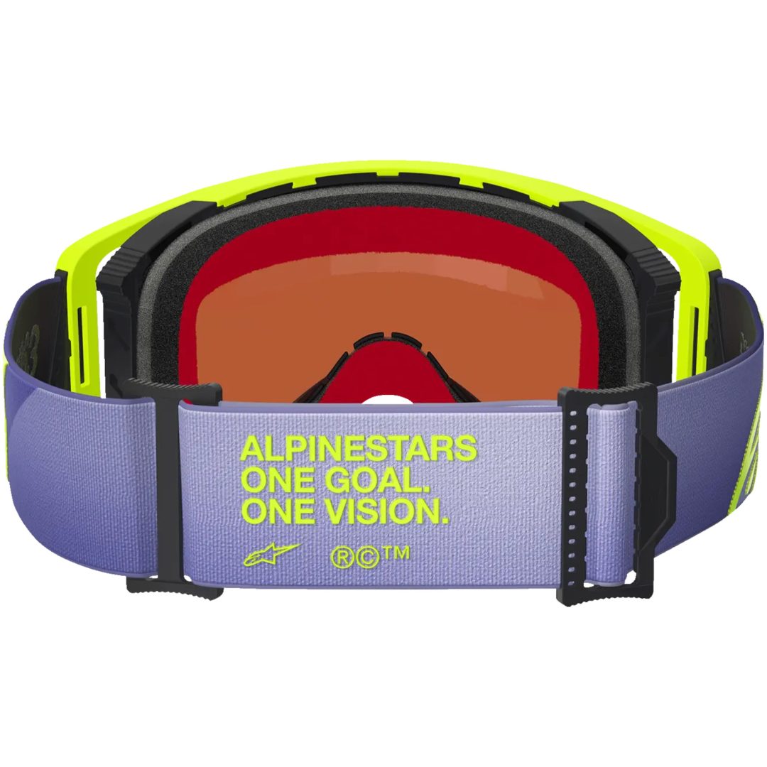 Crossbriller Supertech Vision Corp Lilla Gul ALPINESTARS GOGGLES En størrelse – billede 2
