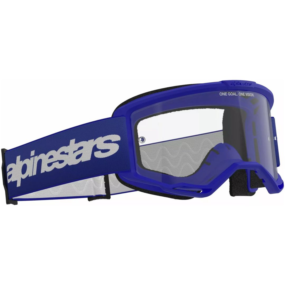 Crossbriller Vision 3 Wordmark Blå ALPINESTARS En størrelse