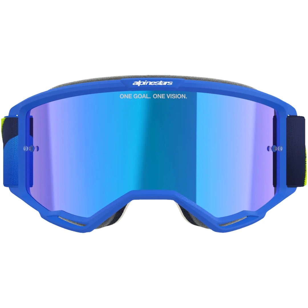 Crossbriller Vision 5 Corp Blå Gul ALPINESTARS GOGGLES En størrelse – billede 2