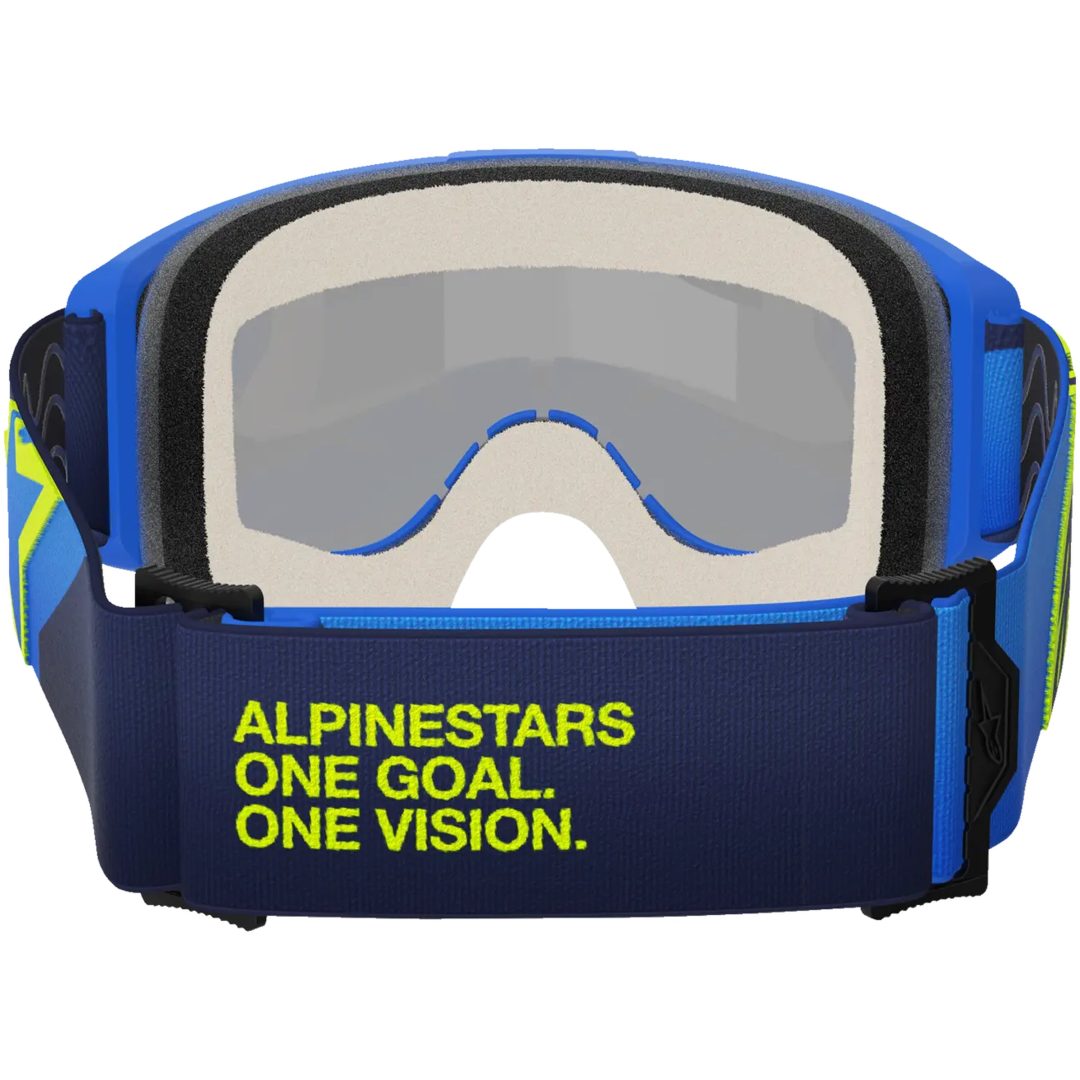 Crossbriller Vision 5 Corp Blå Gul ALPINESTARS GOGGLES En størrelse – billede 6