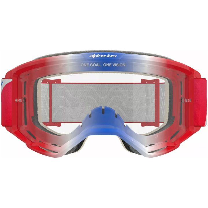 Crossbriller Vision 5 Corp Blå/rød/hvid ALPINESTARS En størrelse – billede 2
