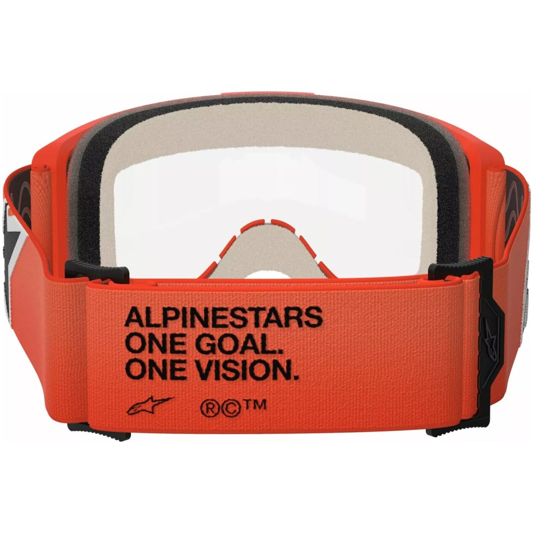 Crossbriller Vision 5 Corp Sort/orange ALPINESTARS En størrelse – billede 4