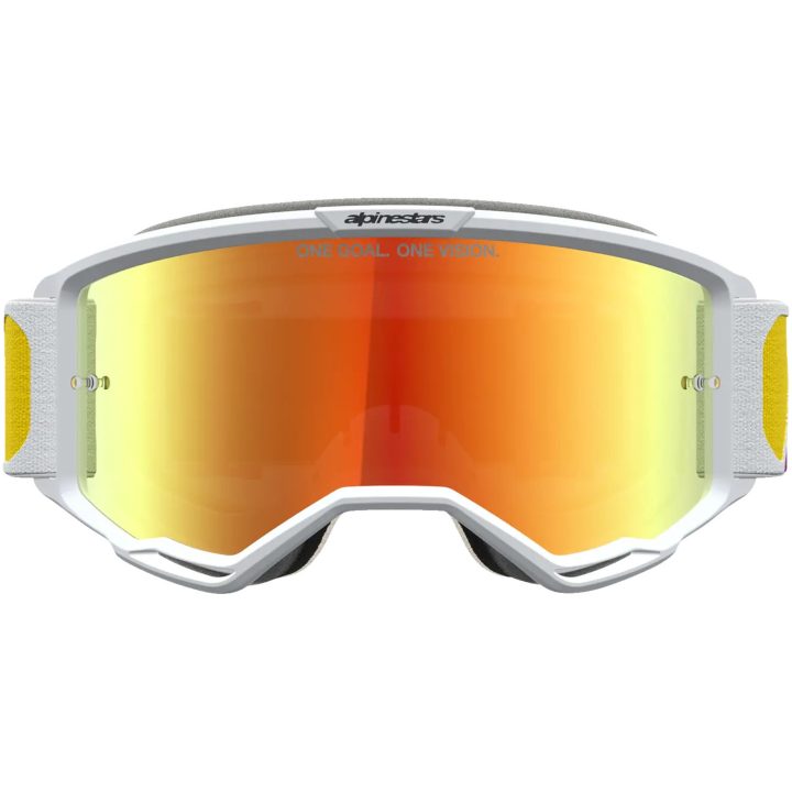 Crossbriller Vision 5 Drag Orange Rød Hvid Alpinestars Voksen – billede 3