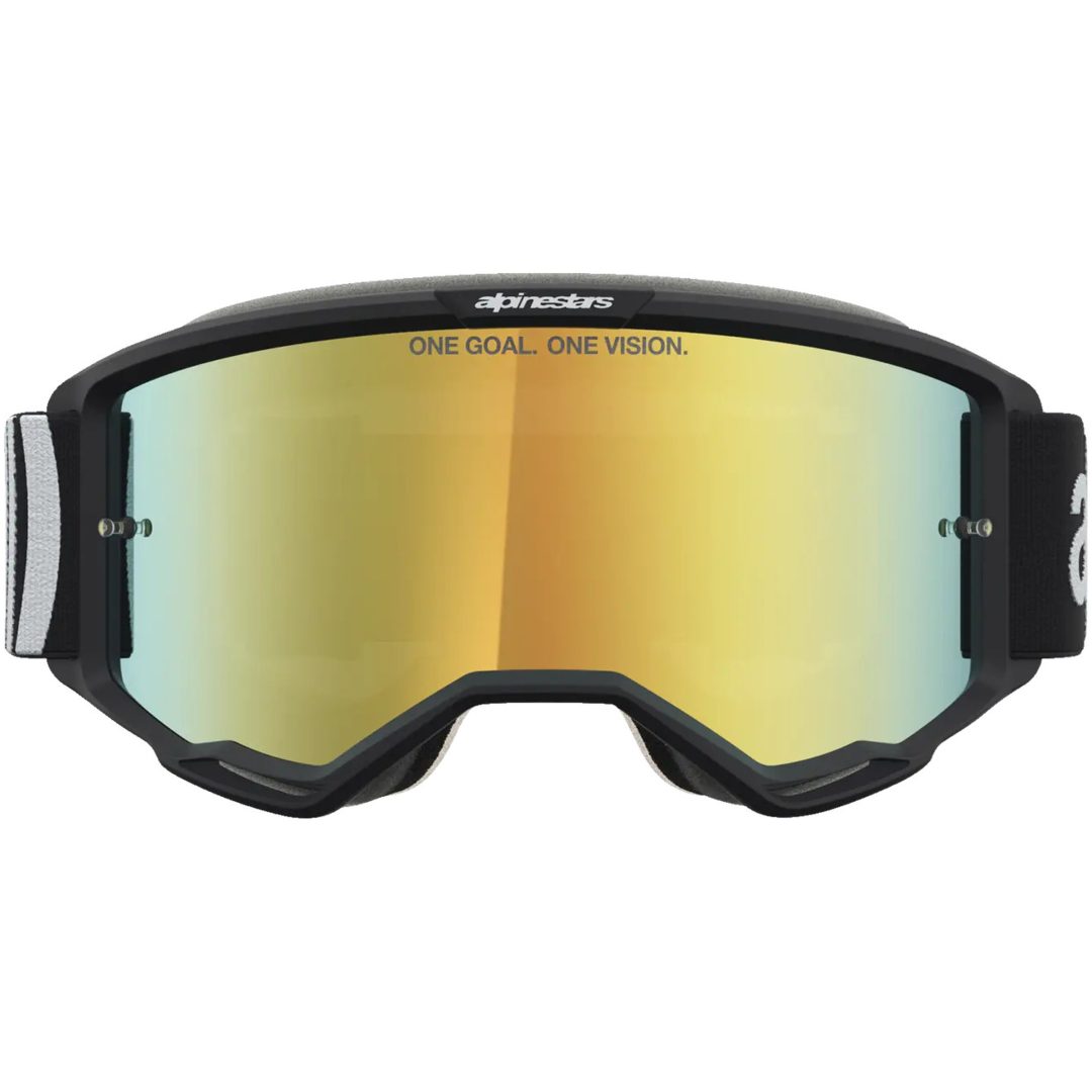 Crossbriller Vision 5 Hone Sort Hvid Alpinestars – billede 2